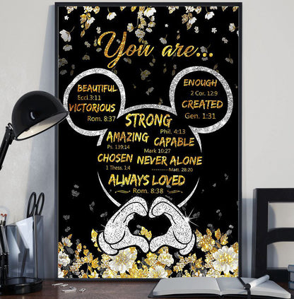 God Says You Are - Mouse Poster
