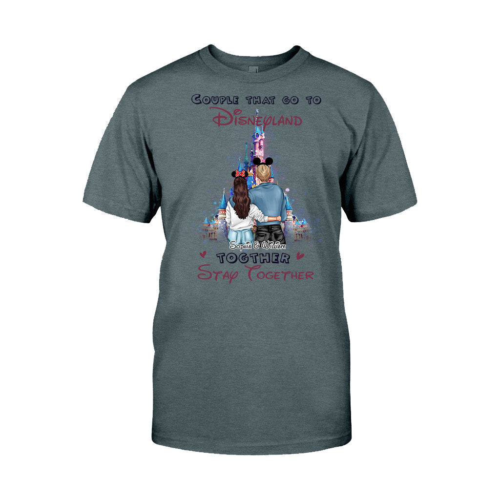 Couple That Go To Magical Land Together - Personalized Couple Mouse T-shirt and Hoodie