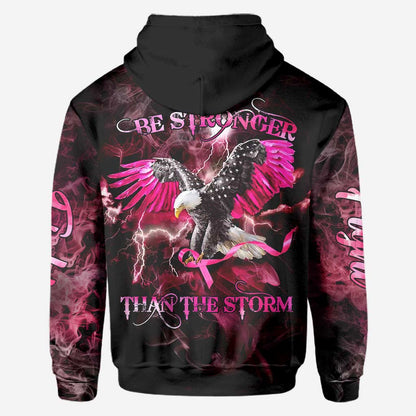 Eagle Strong Breast Cancer Smoke Breast Cancer Awareness All Over T-shirt and Hoodie