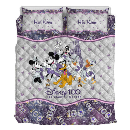 100 Years Of Wonder - Personalized Mouse Quilt Set