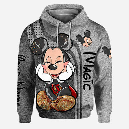 Cute Mouse Ears - Personalized Hoodie and Leggings