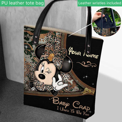 Baby Crap - Personalized Mother's Day Mouse Tote Bag
