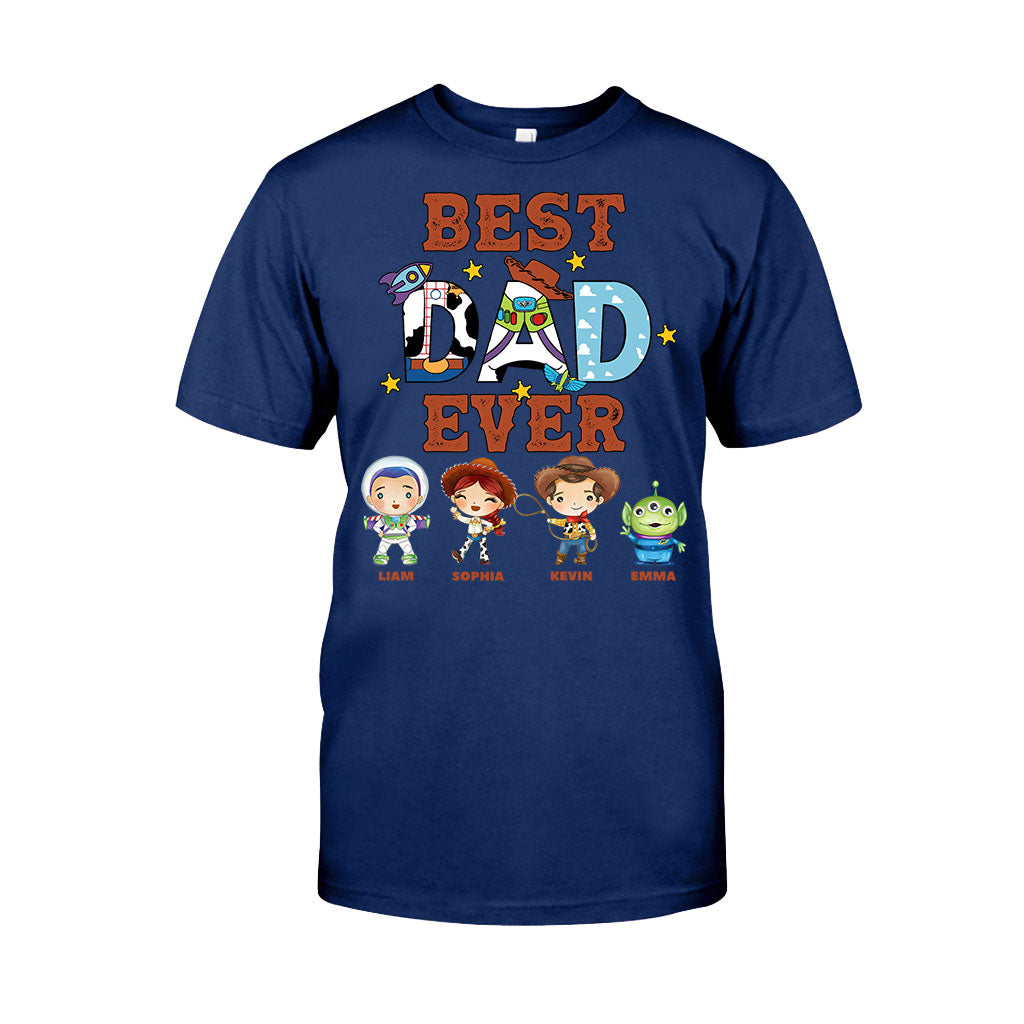 Best Dad Ever - Personalized Mouse T-shirt and Hoodie