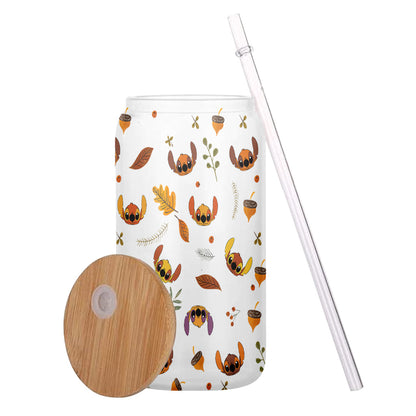 Hello Fall - Personalized Ohana Can Glass