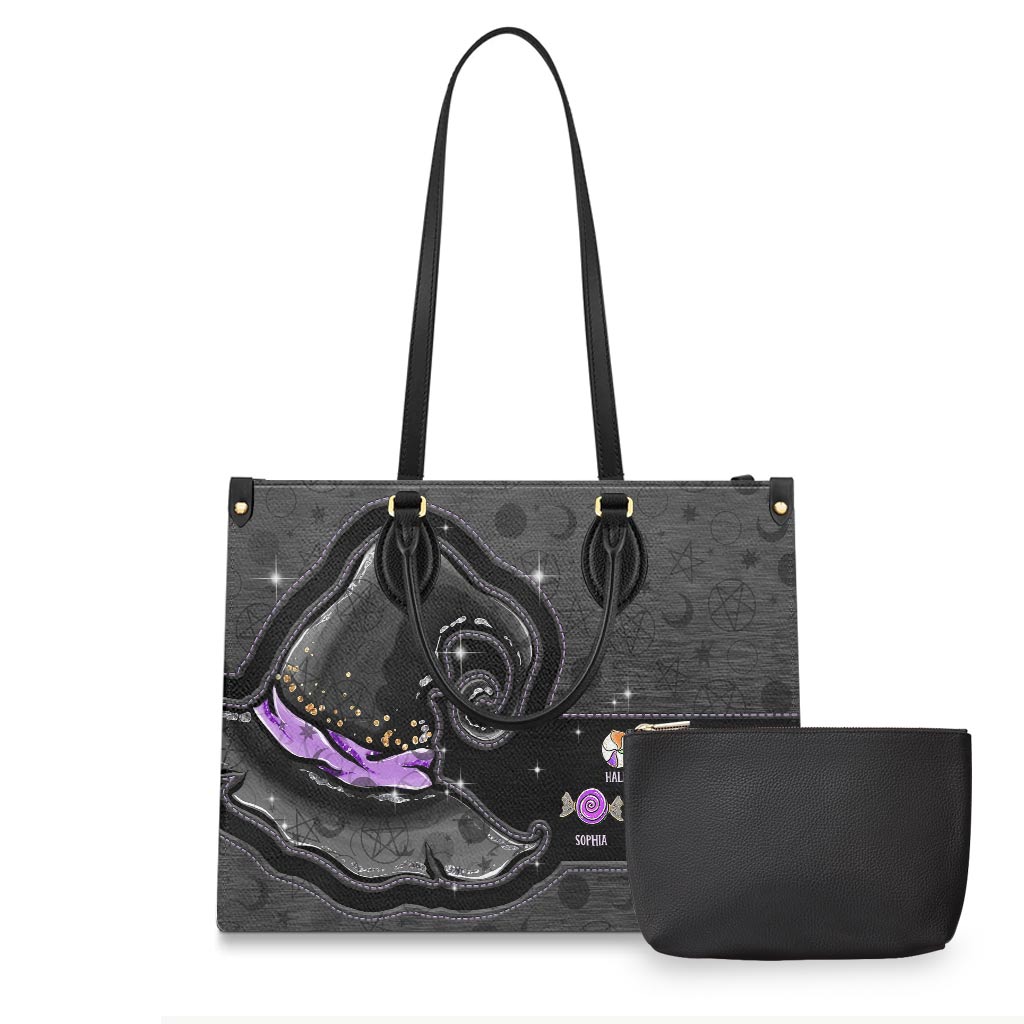 One Spooky Nana - Personalized Grandma Leather Handbag