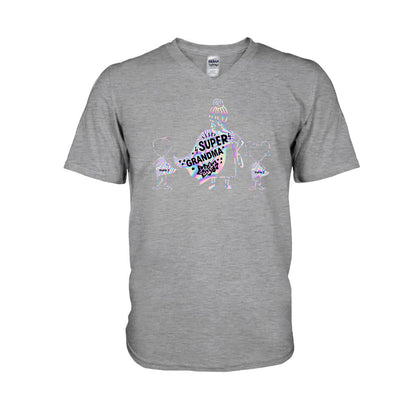 Super Grandma - Personalized Grandma T-shirt and Hoodie