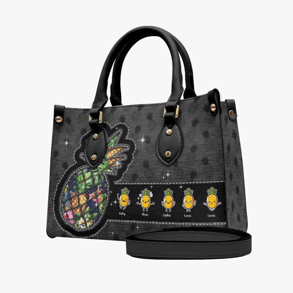 Important Nana Stuff - Personalized Leather Handbag