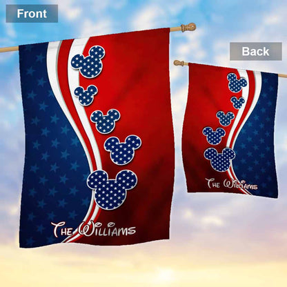 Mouse Ears - Personalized House Flag