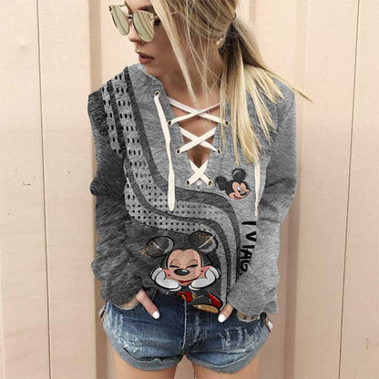 Magic Mouse Ears - Personalized Mouse Off Shoulder Long Sleeve Dress