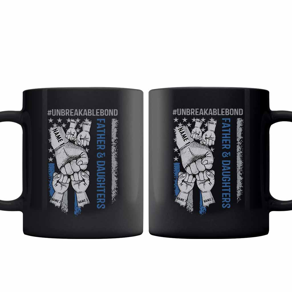 Father And Daughters Father And Sons Grandpa And Grandkids - Personalized Father's Day Mug