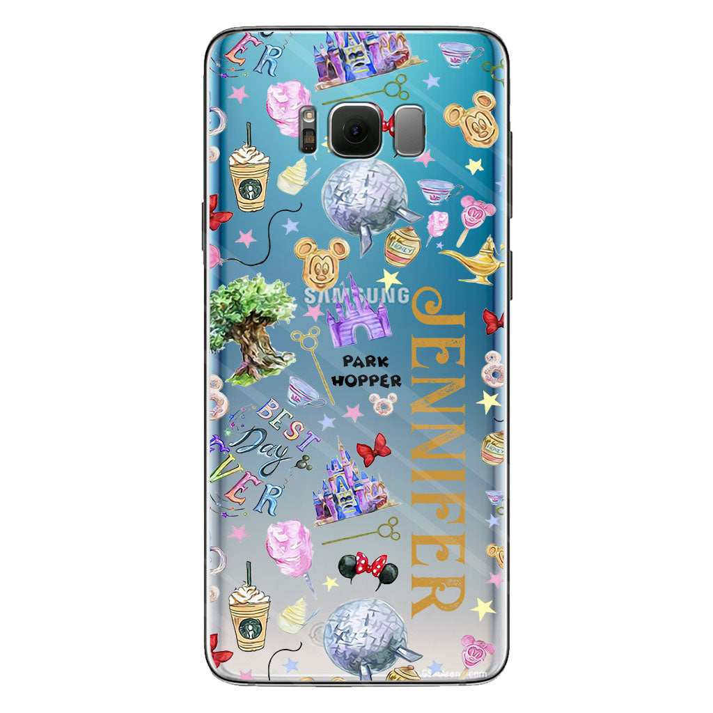 Lovely Mouse Ears - Personalized Mouse Clear Phone Case