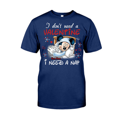 I Don't Need A Valentine - Personalized Valentine Mouse T-shirt and Hoodie