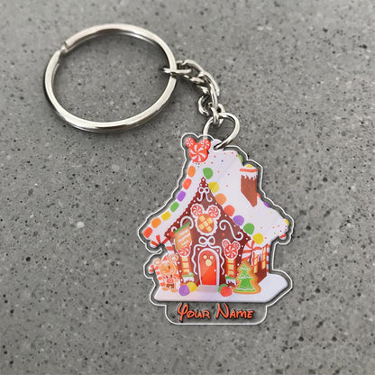 Home Sweet Home - Personalized Mouse Transparent Keychain