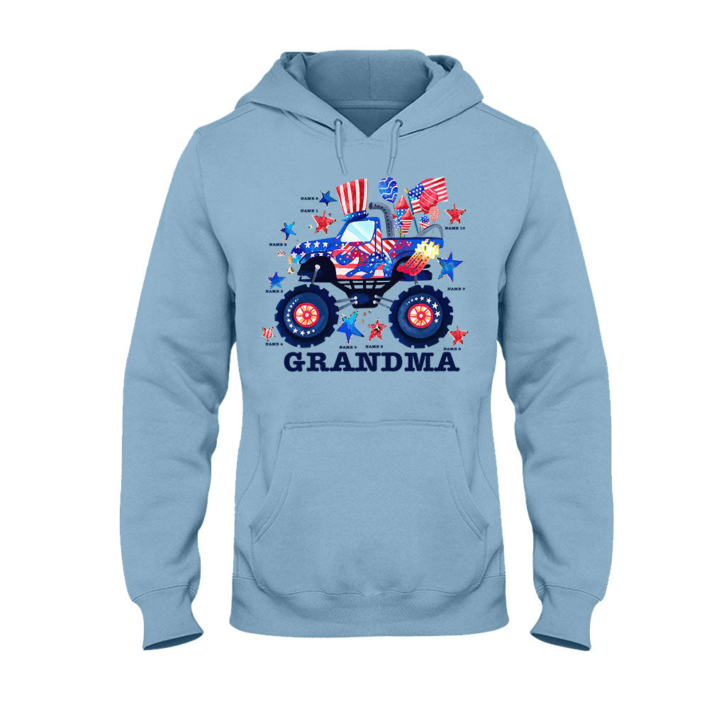 Grandma - Personalized Independence Day T-shirt and Hoodie