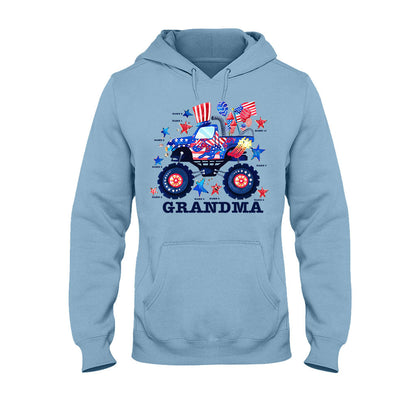 Grandma - Personalized Independence Day T-shirt and Hoodie