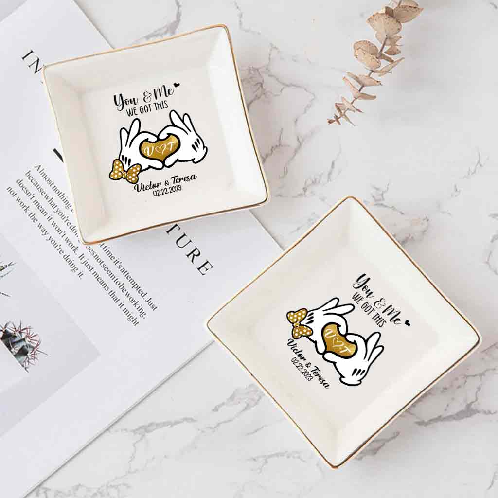 I'm Yours - Personalized Couple Mouse Jewelry Dish