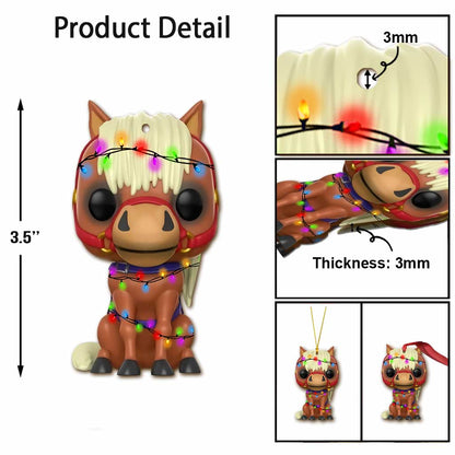 Chibi Character - Christmas Ornament (Printed On Both Sides)