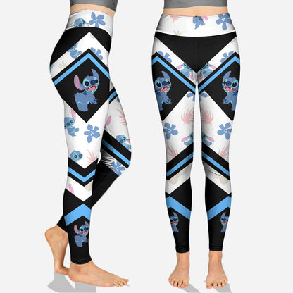 You Can Talk Behind My Back - Personalized Ohana Hoodie And Leggings