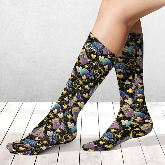50 Years Of Magic - Personalized Mouse Socks