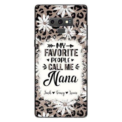 Daisy Leopard Grandma - Personalized Mother's Day Grandma Phone Case