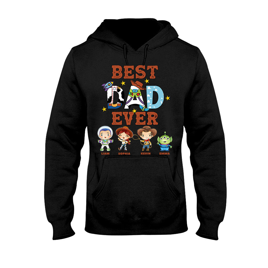 Best Dad Ever - Personalized Mouse T-shirt and Hoodie