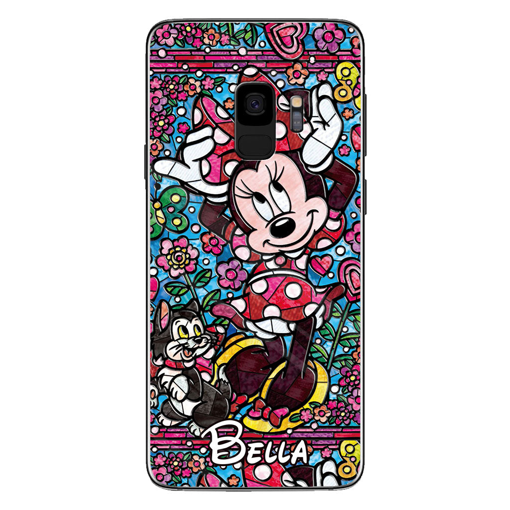 Stained Glass Mouse - Personalized Mouse Phone case
