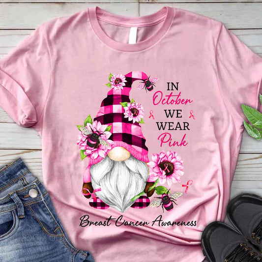 In October We Wear Pink - Breast Cancer Awareness T-shirt and Hoodie 102021