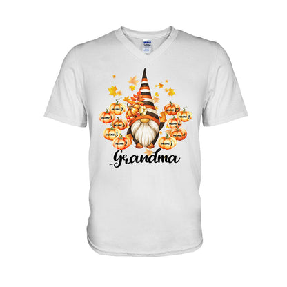 Grandma - Personalized Fall Grandma T-shirt and Hoodie
