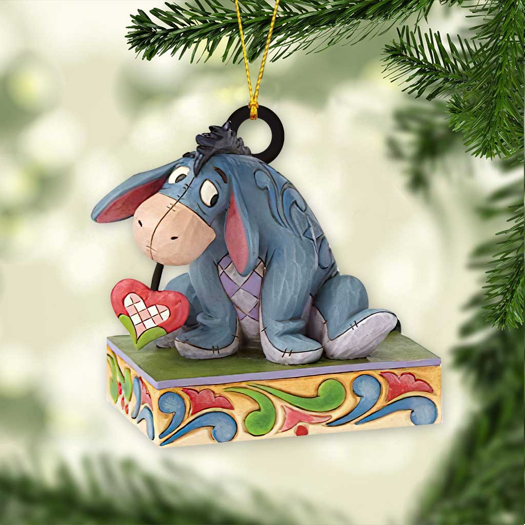 Butterfly - Christmas Mouse Ornament (Printed On Both Sides)