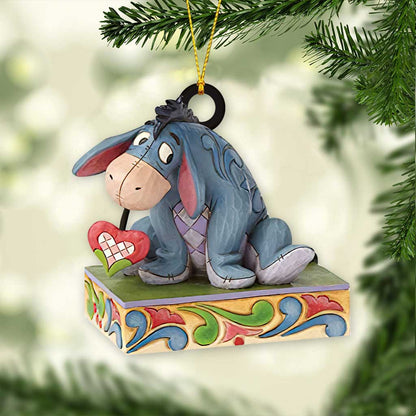 Butterfly - Christmas Mouse Ornament (Printed On Both Sides)