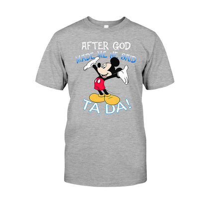 After God Made Me - Mouse T-shirt and Hoodie 112021