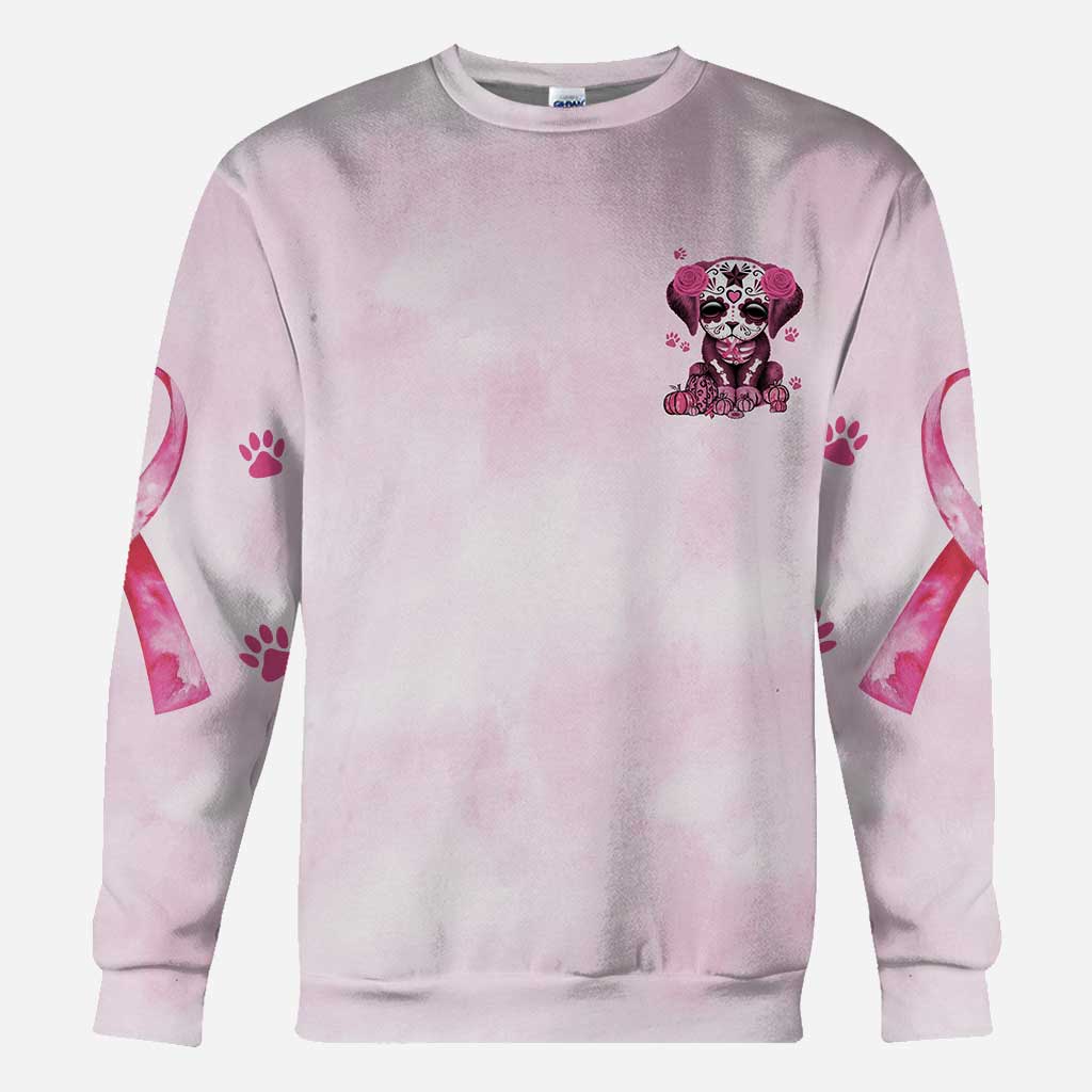 Fight Paws for the Cure Dog Breast Cancer Awareness All Over T-shirt and Hoodie
