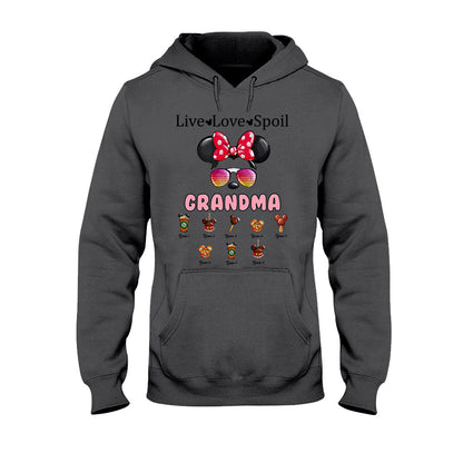 Live Love Spoil - Personalized Mouse T-shirt and Hoodie