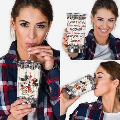 I Wish I've Found You Sooner - Personalized Mouse Tumbler