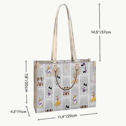 100 Years Of Wonder - Mouse Leather Handbag