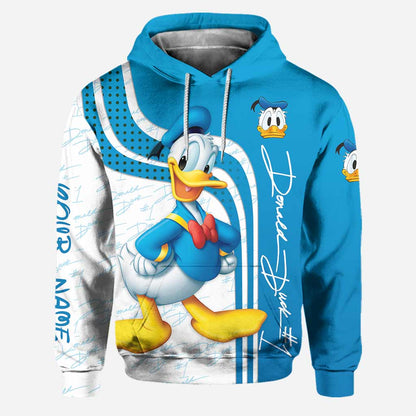 Lovely Duck - Personalized Mouse Hoodie And Leggings