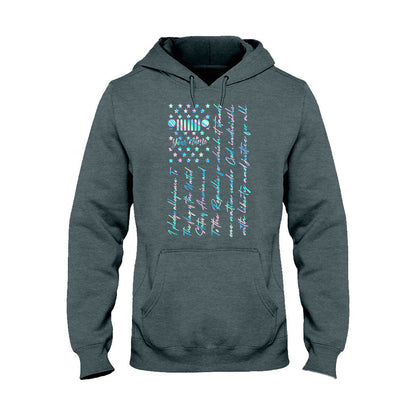 Jp Lovers Pledge Of Allegiance - Personalized Independence Day Car T-shirt and Hoodie