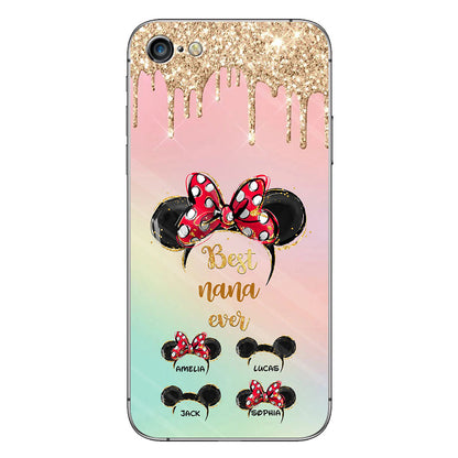 Happiest Nana Ever - Personalized Mother's Day Mouse Phone Case