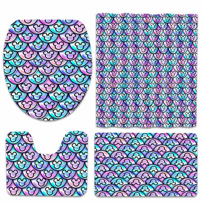 Magical Journey - Mouse Bathroom Curtain & Mats Set