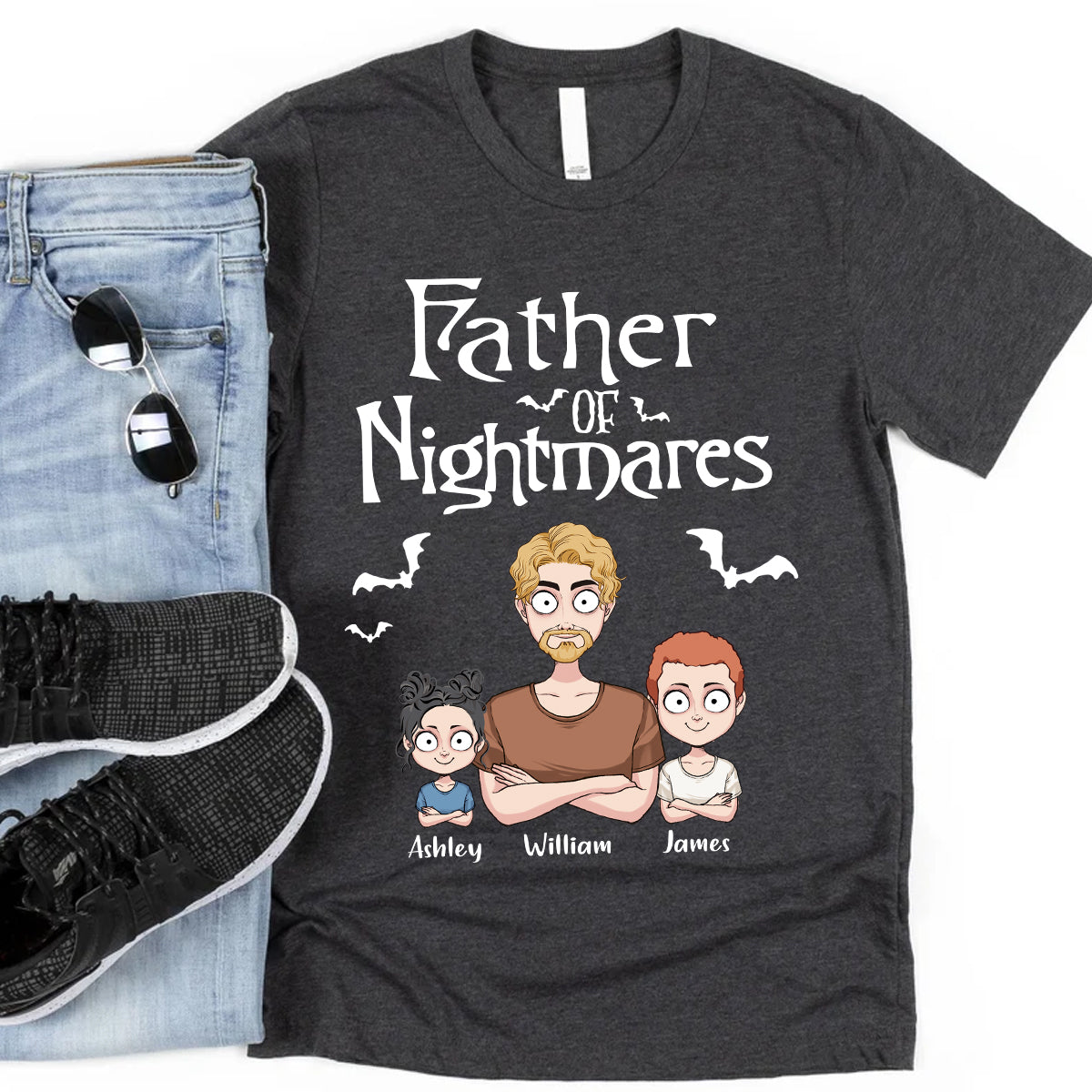 Father Mother Of Nightmares - Personalized Nightmare T-shirt and Hoodie