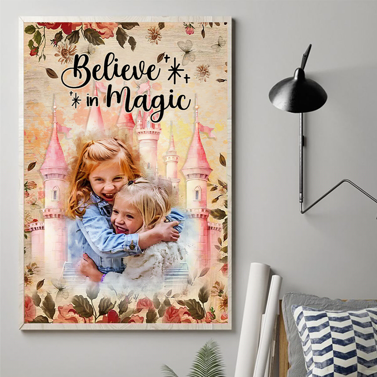 Believe In Magic - Personalized Mouse Canvas And Poster