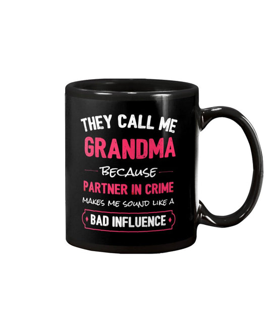 Funny Grandma Grandma Partner In Crime - Grandma Mug 0921