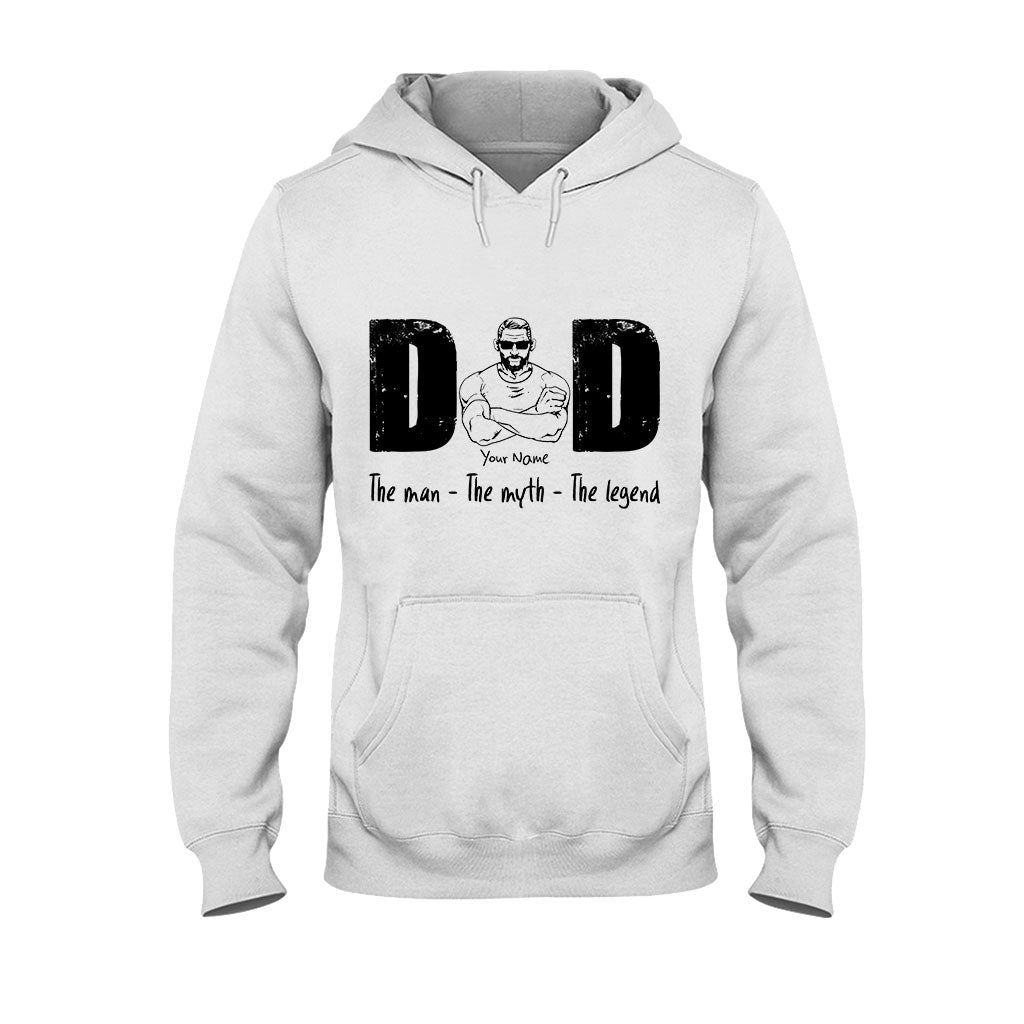 The Man The Myth The Legend - Personalized Father T-shirt and Hoodie