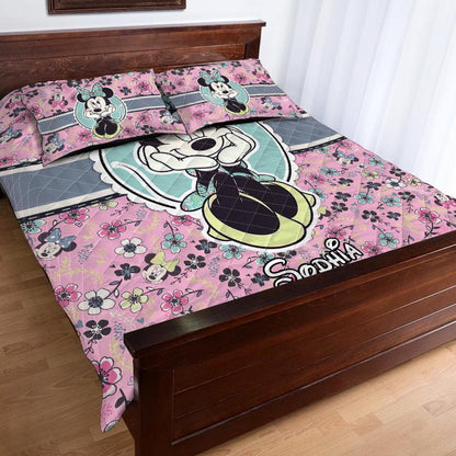 Sweet Mouse Ears Sweeter Dreams - Personalized Mouse Quilt Set
