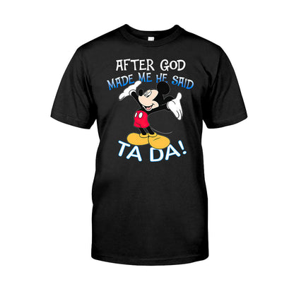 After God Made Me - Mouse T-shirt and Hoodie 112021