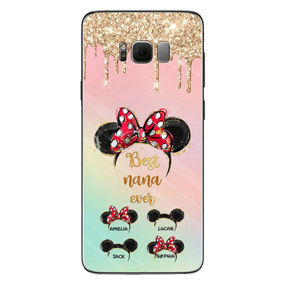 Happiest Nana Ever - Personalized Mother's Day Mouse Phone Case