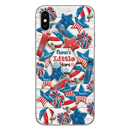 Nana's Little Stars - Personalized Independence Day Grandma Phone Case