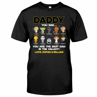 Daddy You Are - Personalized Father's Day The Force T-shirt and Hoodie