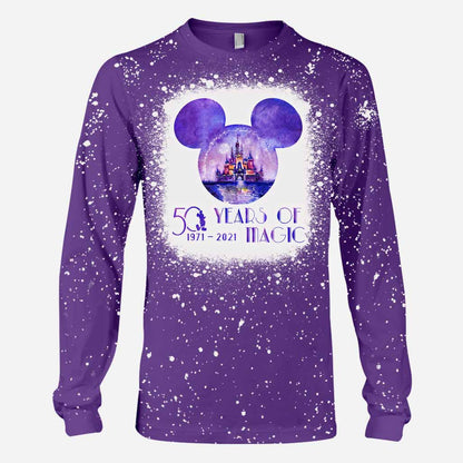 50 Years Of Magic - Mouse Handmade Bleached Shirts