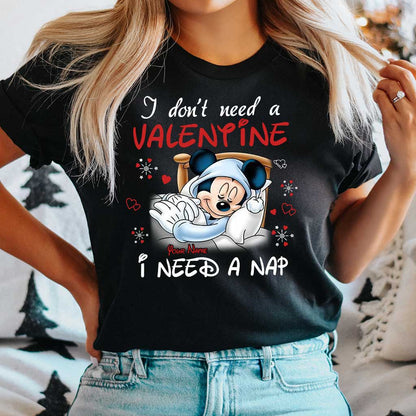 I Don't Need A Valentine - Personalized Valentine Mouse T-shirt and Hoodie